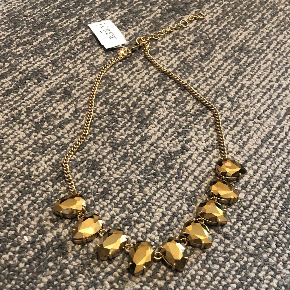 MOVING SALE! NWT J Crew Gold Jeweled Necklace